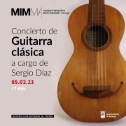 Concierto de guitarra clásica a cargo de Sergio Díaz